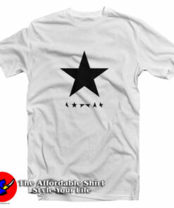 David Bowie Blackstar Album T-Shirt David Bowie Blackstar Album T-Shirt
