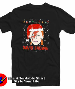 David Bowie Ugly Christmas Funny T-Shirt David Bowie Ugly Christmas Funny T-Shirt