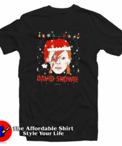 David Bowie Ugly Christmas Funny T-Shirt David Bowie Ugly Christmas Funny T-Shirt