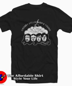 David Crosby Stephen Stills Nash & Young T-Shirt On Sale David Crosby Stephen Stills Nash & Young T-Shirt On Sale