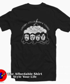 David Crosby Stephen Stills Nash & Young T-Shirt On Sale David Crosby Stephen Stills Nash & Young T-Shirt On Sale