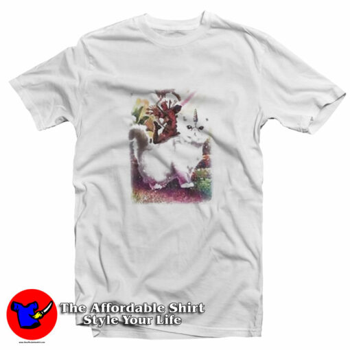 Deadpool And Cat Unicorn T-Shirt