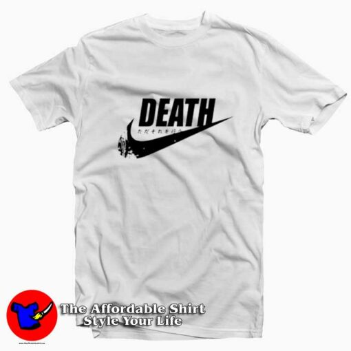 Death Girl Just Do It Japanese Unisex T-shirt On Sale