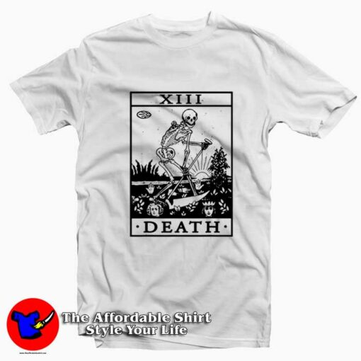 Death Occult Tarot Card Graphic Unisex T-Shirt On Sale