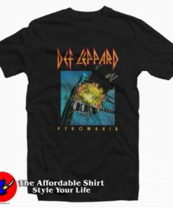 Def Leppard Pyromania Album Cover Vintage T-shirt On Sale