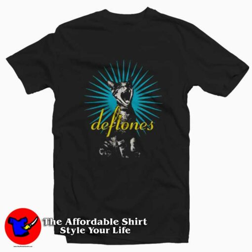 Deftones Adrenaline Cat Rock Band T-shirt On Sale