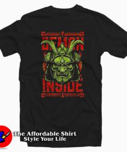 Demon Inside Tsushima Samurai Mask T-Shirt Cheap Demon Inside Tsushima Samurai Mask T-Shirt Cheap