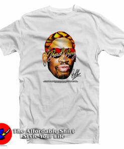 Dennis Rodman Bad Boy Shades T-Shirt Dennis Rodman Bad Boy Shades T-Shirt