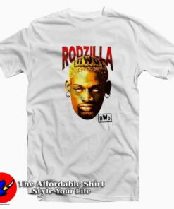 Dennis Rodman Rodzilla Retro T-Shirt Cheap Dennis Rodman Rodzilla Retro T-Shirt Cheap
