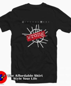 Depeche Mode Wrong Live Graphic T-Shirt On Sale
