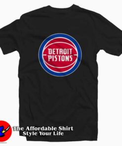 Detroit Pistons Basketball Logo Unisex T-shirt On Sale Detroit Pistons Basketball Logo Unisex T-shirt On Sale