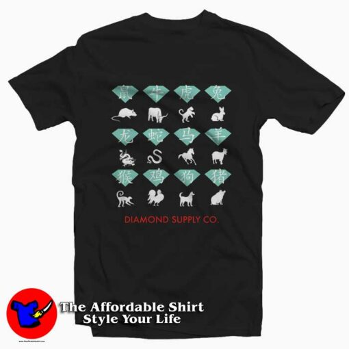 Diamond Supply Chinese Zodiac T-Shirt Diamond Supply Collection