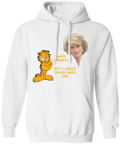 Diana and Garfield I hate mondays but I could never hate her shirt 6