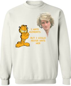Diana and Garfield I hate mondays but I could never hate her shirt 8