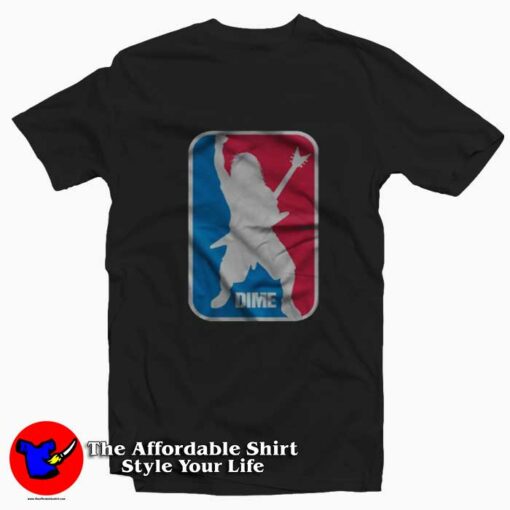 Dime Dimebag Darrell NBA Parody Graphic T-Shirt On Sale