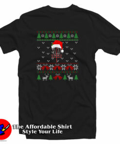 Disc Golf Christmas Tree Lights Ornaments Xmas 2022 Holiday T-Shirt