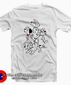 Disney 101 Dalmatians Group Shot Graphic T-Shirt On Sale Disney 101 Dalmatians Group Shot Graphic T-Shirt On Sale