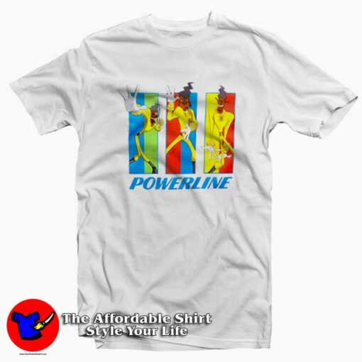 Disney A Goofy Movie Powerline Dance Panels T-shirt On Sale