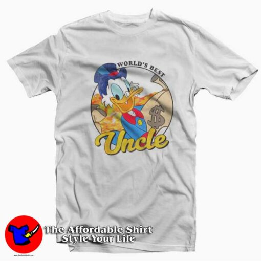 Disney Best Uncle World’s DuckTales McDuck T-shirt On Sale