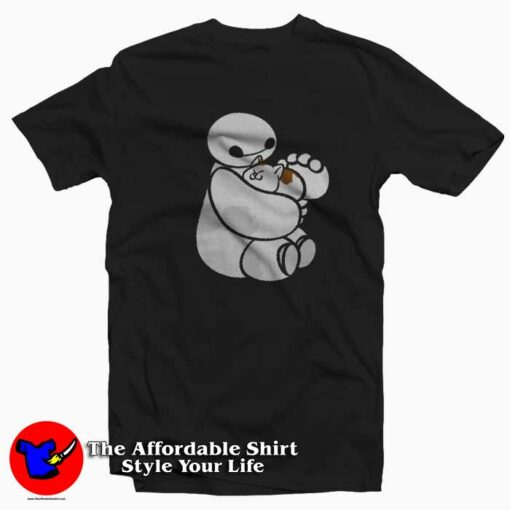 Disney Big Hero 6 Baymax Cat Cute Unisex T-shirt On Sale