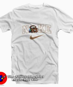 Disney Cars Mater Nike Funny Parody T-Shirt On Sale Disney Cars Mater Nike Funny Parody T-Shirt On Sale