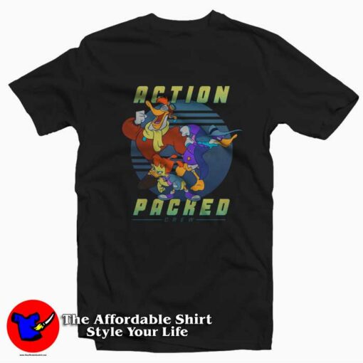 Disney Darkwing Duck Action Packed Crew T-shirt On Sale