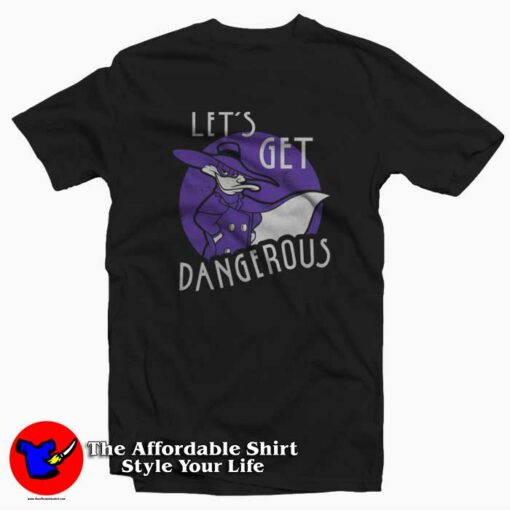 Disney Darkwing Duck Let’s Get Dangerous T-shirt On Sale