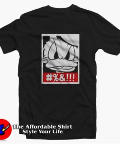 Disney Donald Duck Frame Face Funny Unisex T-shirt On Sale Disney Donald Duck Frame Face Funny Unisex T-shirt On Sale