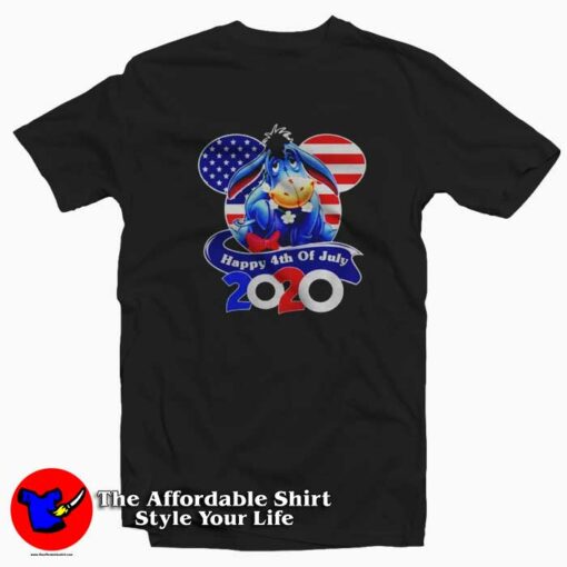 Disney Eeyore Happy 4th of July 2020 T-shirt American Day Flag Gifts