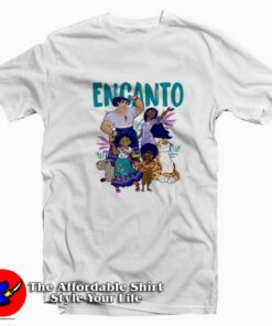 Disney Encanto Group Shot Logo Unisex T-shirt On Sale Disney Encanto Group Shot Logo Unisex T-shirt On Sale