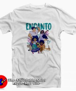 Disney Encanto Group Shot Logo Unisex T-shirt On Sale Disney Encanto Group Shot Logo Unisex T-shirt On Sale