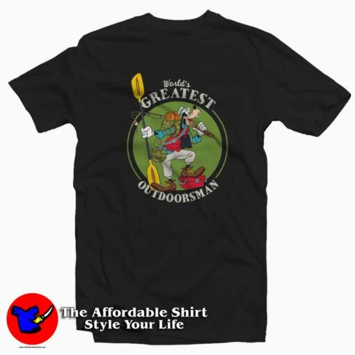 Disney Goofy Outdoorsman Father’s Day T-shirt On Sale