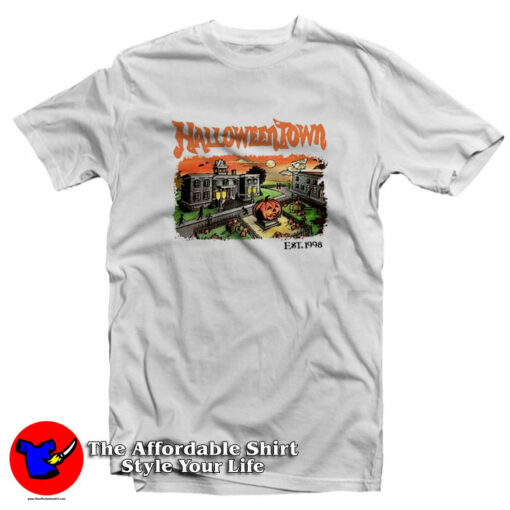 Disney Halloween HalloweenTown 1998 T-Shirt On Sale