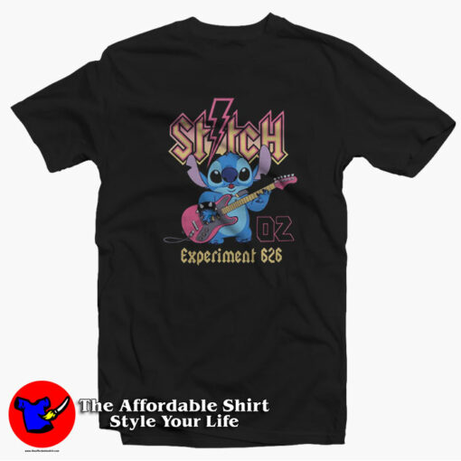 Disney Lilo & Stitch Rock Experiment Unisex T-shirt On Sale