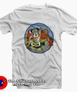 Disney Micker Mouse Firefighter Unisex T-shirt On Sale Disney Micker Mouse Firefighter Unisex T-shirt On Sale