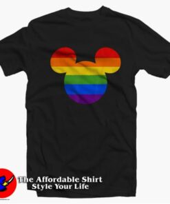 Disney Mickey And Friends Mickey Rainbow T-Shirt On Sale Disney Mickey And Friends Mickey Rainbow T-Shirt On Sale