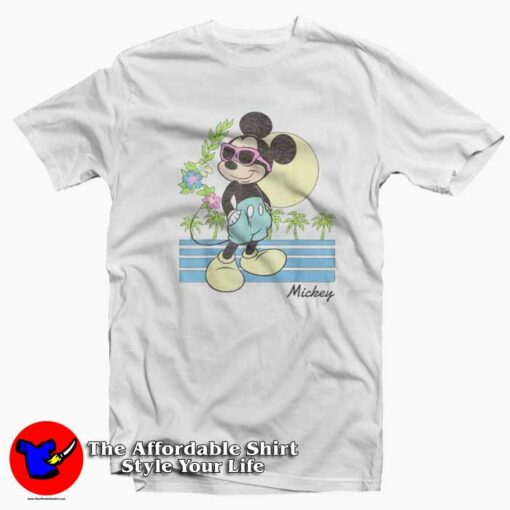 Disney Mickey And Friends Mickey Retro Beach T-shirt On Sale