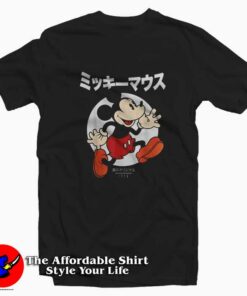Disney Mickey Mouse And Friends Kanji T-shirt On Sale Disney Mickey Mouse And Friends Kanji T-shirt On Sale