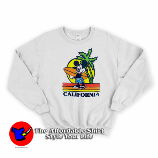 Disney Mickey Mouse California Unisex Sweatshirt On Sale