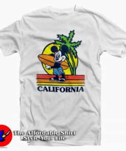 Disney Mickey Mouse California Unisex T-shirt On Sale Disney Mickey Mouse California Unisex T-shirt On Sale