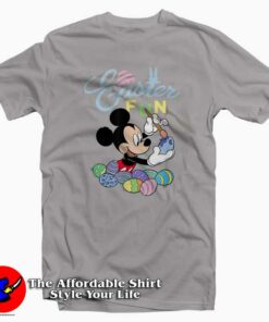 Disney Mickey Mouse Easter Fun Painting Eggs T-Shirt For Gift Easter Day Disney Mickey Mouse Easter Fun Painting Eggs T-Shirt For Gift Easter Day