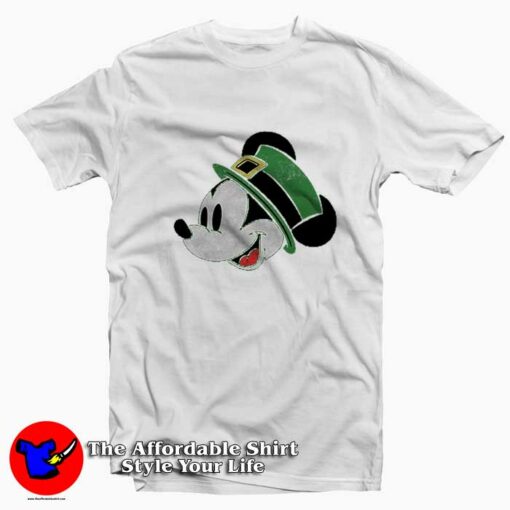 Disney Mickey Mouse Mickey Irish Unisex T-shirt On Sale