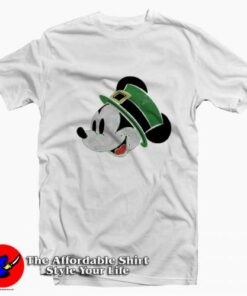 Disney Mickey Mouse Mickey Irish Unisex T-shirt On Sale Disney Mickey Mouse Mickey Irish Unisex T-shirt On Sale