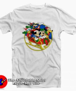 Disney Mickey Sleigh Squad Christmas T-shirt On Sale Disney Mickey Sleigh Squad Christmas T-shirt On Sale