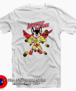 Disney Mighty Mouse Power Cartoon T-Shirt On Sale Disney Mighty Mouse Power Cartoon T-Shirt On Sale