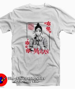 Disney Mulan Live Action Floral Unisex T-shirt On Sale Disney Mulan Live Action Floral Unisex T-shirt On Sale
