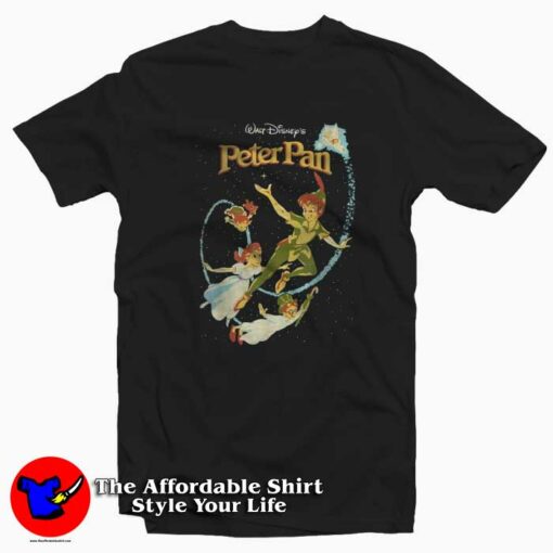 Disney Peter Pan Darling Flight Vintage Unisex T-shirt On Sale