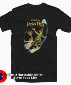 Disney Peter Pan Darling Flight Vintage Unisex T-shirt On Sale Disney Peter Pan Darling Flight Vintage Unisex T-shirt On Sale