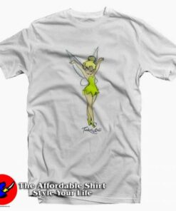 Disney Peter Pan Tinker Bell Watercolor Unisex T-shirt On Sale Disney Peter Pan Tinker Bell Watercolor Unisex T-shirt On Sale