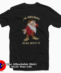 Disney Snow White Im Grumpy Deal With It T shirt On Sale 1
